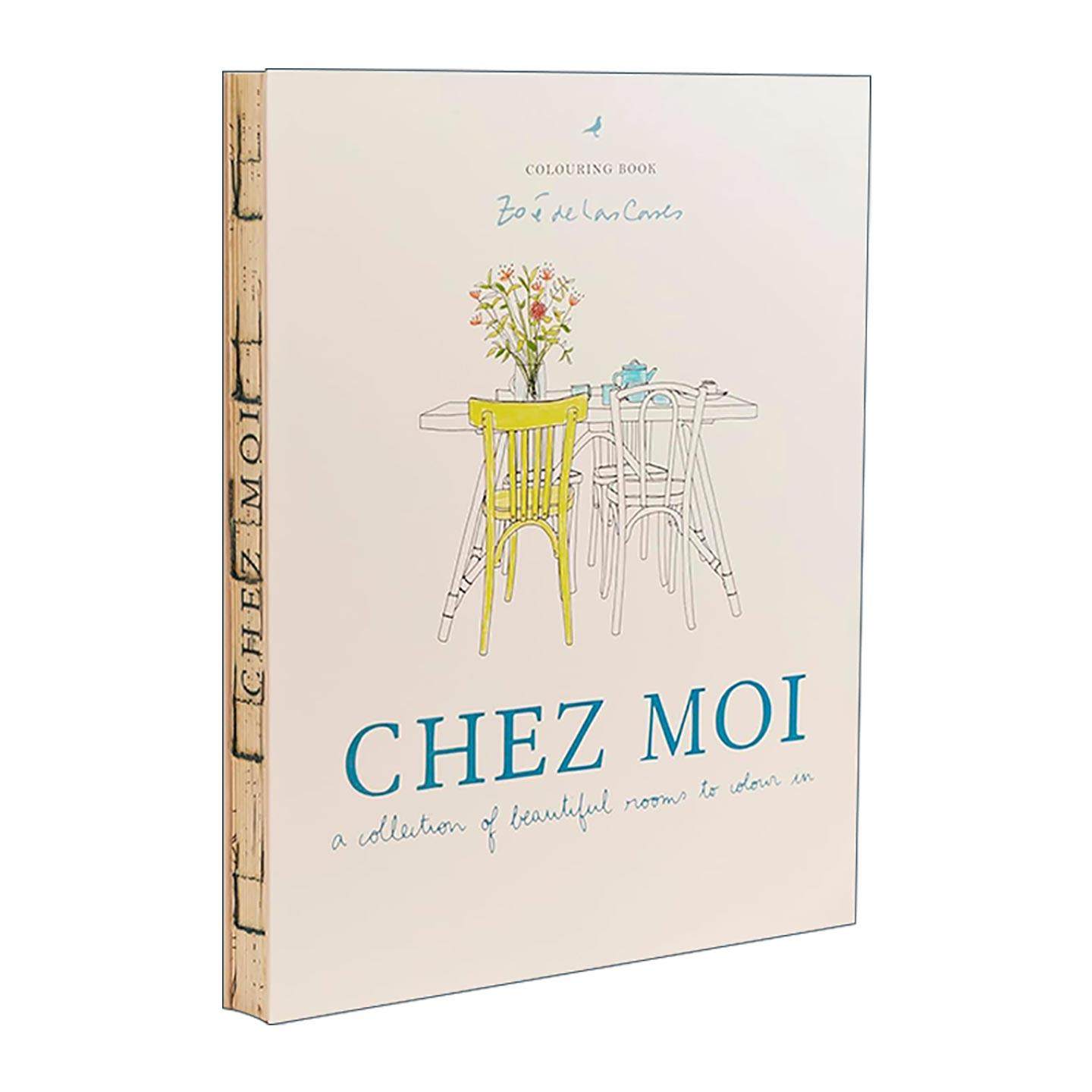 英文原版 Chez Moi 我的家 涂色艺术空间集精装 Zo&eacute; de Las Cases 英文版 进口英语原版书籍