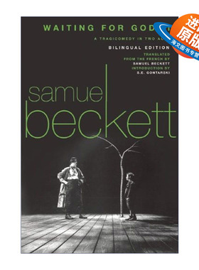 英文原版 Waiting for Godot En Attendant Godot 等待戈多 英法双语版 戏剧 Samuel Beckett塞缪尔·贝克特 进口英语原版书籍