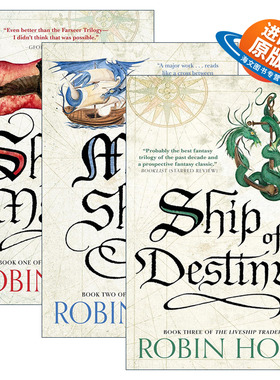 英文原版 The Liveship Traders Trilogy魔法活船三部曲新版系列 套装3册 奇幻小说 Robin Hobb 英文版 进口英语原版书籍