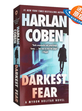 英文原版小说 Darkest Fear A Myron Bolitar Novel 07 米隆·波利塔系列7 死神的噩梦 英文版 进口英语原版书籍
