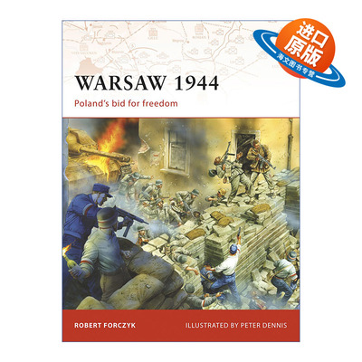 英文原版 Warsaw 1944 不屈的斗争 1944年华沙起义 战争历史系列 英文版 进口英语原版书籍