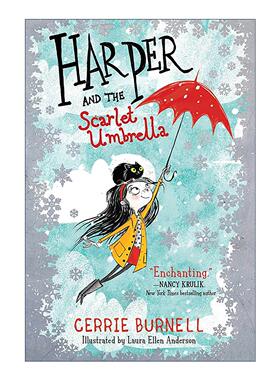 英文原版 Harper and the Scarlet Umbrella 哈珀与红伞 儿童章节书 英文版 进口英语原版书籍