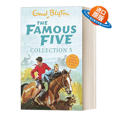 英文原版 The Famous Five Collection 5 Book13-15 五伙伴历险记13-15 英文版 进口英语原版书籍