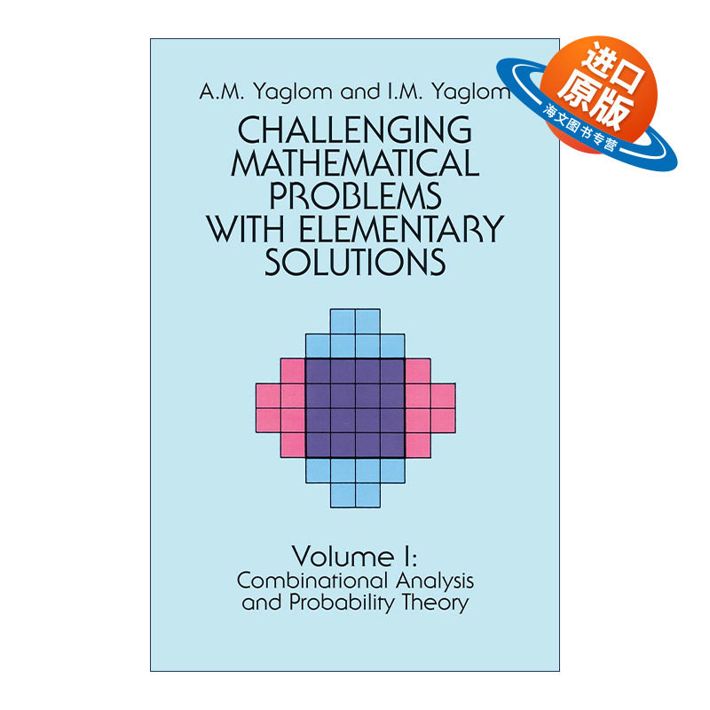 英文原版 Challenging Mathematical Problems with Elementary Solutions  Vol.I 具有初等解法的挑战性数学问题 卷一 A M Yaglom