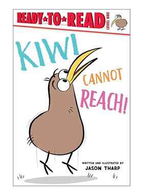 英文原版 Kiwi Cannot Reach 够不着 准备读1级 英文版 进口英语原版书籍