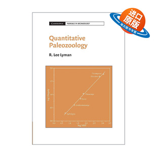 英文原版 Quantitative Paleozoology 古动物学定量研究方法 剑桥考古手册系列 英文版 进口英语原版书籍