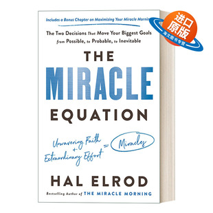 Equation 书 进口英语原版 个人成长 The Miracle Hal 两个决定 奇迹方程式 英文版 英文原版 将您 Elrod 最大目标从可能变为可能