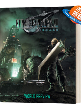 英文原版 精装 Final Fantasy VII Remake World Preview 最终幻想7 重制版 精装艺术集 英文版 进口英语原版书籍