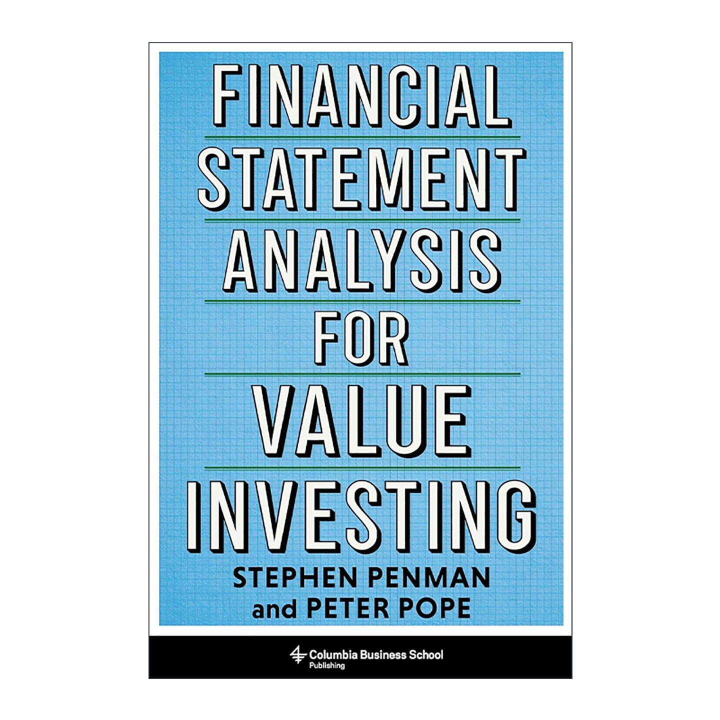 英文原版 Financial Statement Analysis for Value Investing价值投资的财务报表分析 斯蒂芬·H.佩因曼 哥伦比亚大学出版社 精装