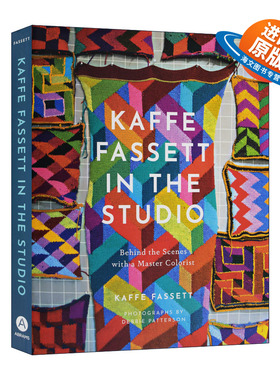英文原版 Kaffe Fassett In The Studio 画室中的卡菲·法塞特 时尚界色彩大师的幕后 纺织品设计 精装 英文版 进口英语原版书籍