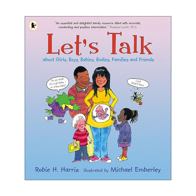 英文原版 Let's Talk About Girls Boys Babies Bodies Families and Friends 一起谈谈关于女孩男孩婴儿身体家庭和朋友