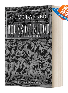 英文原版小说 Books of Blood Vols 1-3 血之书 第1-3卷 英文版 进口英语原版书籍
