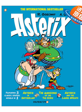 英文原版 Asterix Omnibus #6 高卢英雄历险记 16-18 合订本 卷六 英文版 进口英语原版书籍