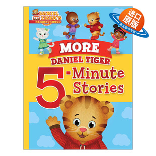 Tiger 书籍 进口英语原版 5分钟故事 More Daniel 含12个故事 Minute 英文版 英文原版 Stories 精装 小老虎丹尼尔