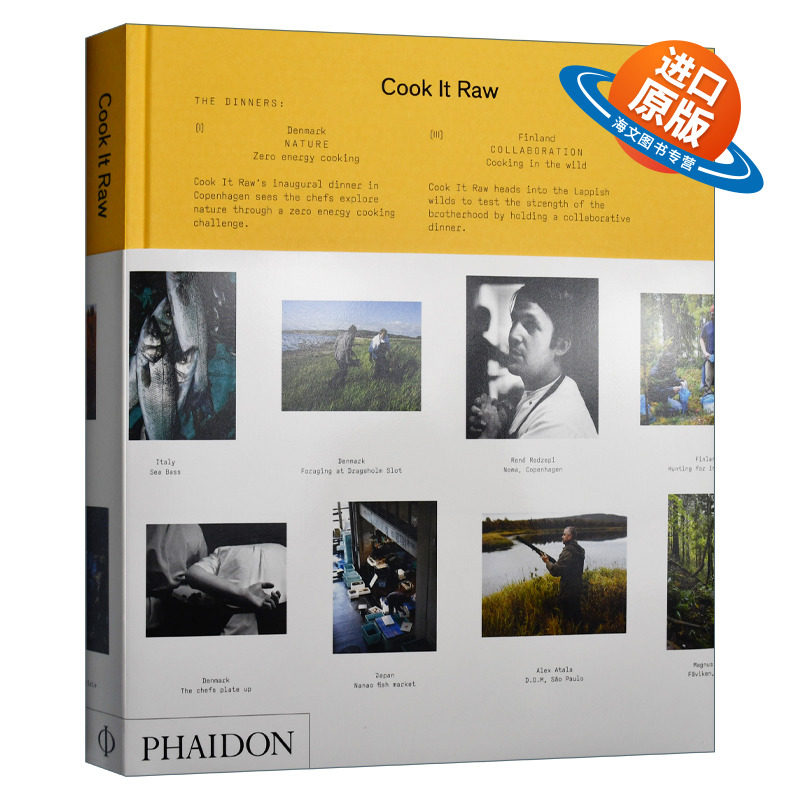 英文原版 Cook it Raw 生煮 前卫大厨创造的独特就餐体验 精装 英文版 进口英语原版书籍