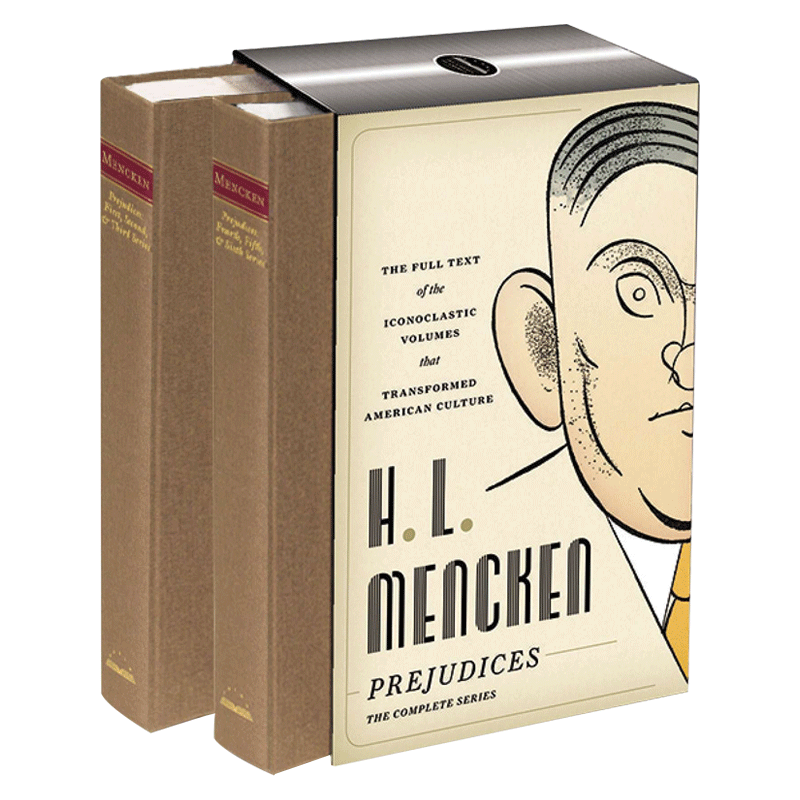 门肯故事集 英文原版 精装 H. L. Mencken Prejudices 偏见集 美国文库系列 精装收藏 英文版 进口原版英语文学书籍