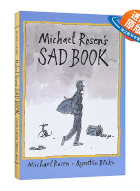 英文原版 Michael Rosen's Sad Book 罗森爷爷 伤心书 儿童情绪管理精装绘本 Quentin Blake插图 英文版 进口英语原版书籍