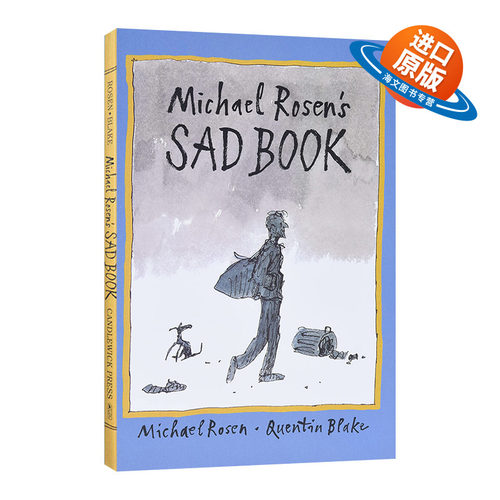 英文原版 Michael Rosen's Sad Book 罗森爷爷 伤心书 儿童情绪管理精装绘本 Quentin Blake插图 英文版 进口英语原版书籍