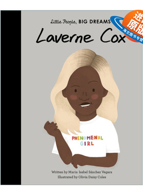 英文原版绘本 Little People  Big Dreams Laverne Cox 小人物大梦想纸板书 演员拉弗恩考克斯 精装 英文版 进口英语原版书籍