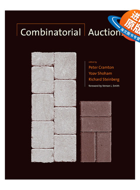 英文原版 Combinatorial Auctions The MIT Press 组合拍卖 博弈论 经济学 Peter Cramton 英文版 进口英语原版书籍