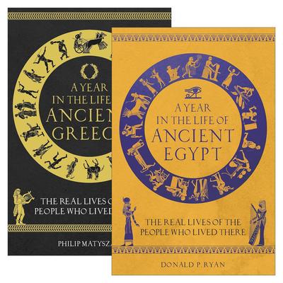 英文原版 A Year in the Life of Ancient Egypt/Greece 古埃及人/古希腊人的一年2册 精装插图版青少年历史文化科普 英文版进口书