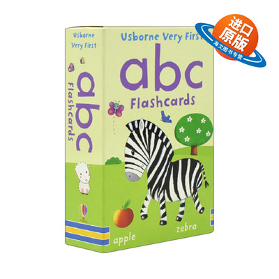 英文原版 Very First abc Flashcards 启蒙字母闪卡 英文版 进口英语原版书籍