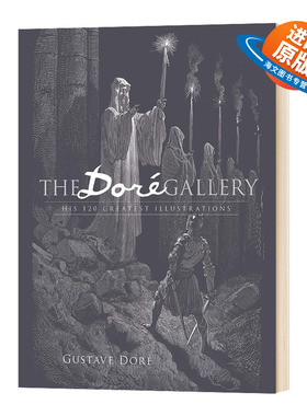 英文原版 The Doré Gallery His 120 Greatest Illustrations 多雷的画廊 伟大的120幅插图 英文版