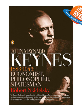 英文原版 John Maynard Keynes 凯恩斯传 Robert Skidelsky罗伯特·斯基德尔斯基英文版 进口英语原版书籍