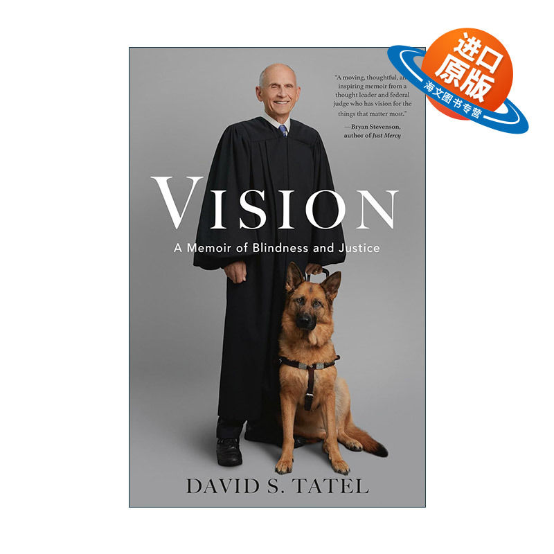 英文原版 Vision 视觉 盲目与正义的回忆录 法官大卫塔特尔 精装 英文版 进口英语原版书籍