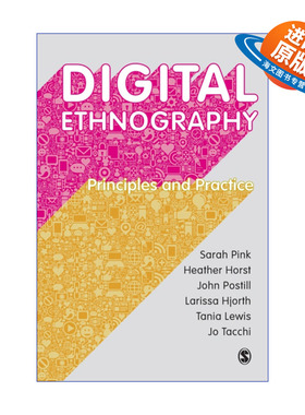 英文原版 Digital Ethnography 数字民族志 原理与实践 莎拉·平克 英文版 进口英语原版书籍
