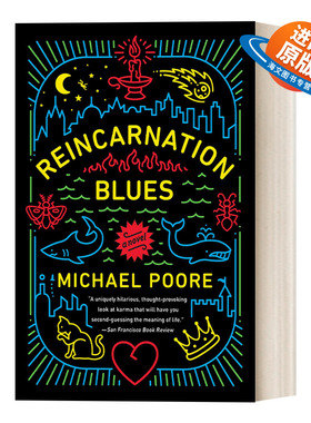 英文原版 Reincarnation Blues 转世蓝调 当代奇幻浪漫小说 Michael Poore 英文版 进口英语原版书籍