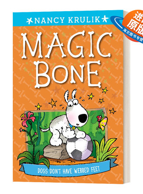 英文原版 Dogs Don't Have Webbed Feet #7 Magic Bone 神奇的骨头7 英文版 儿童章节小说书 进口英语原版书籍