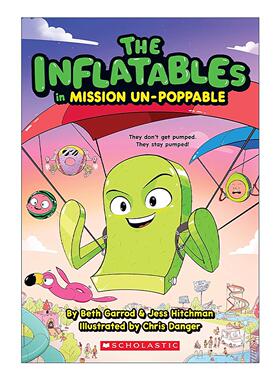 英文原版 The Inflatables In Mission Un-Poppable 充气艇大作战3 图像小说 英文版 进口英语原版书籍