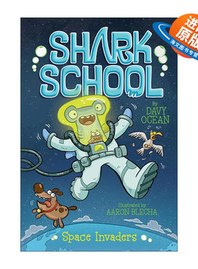 英文原版 Space Invaders 鲨鱼学校10 英文版 进口英语原版书籍