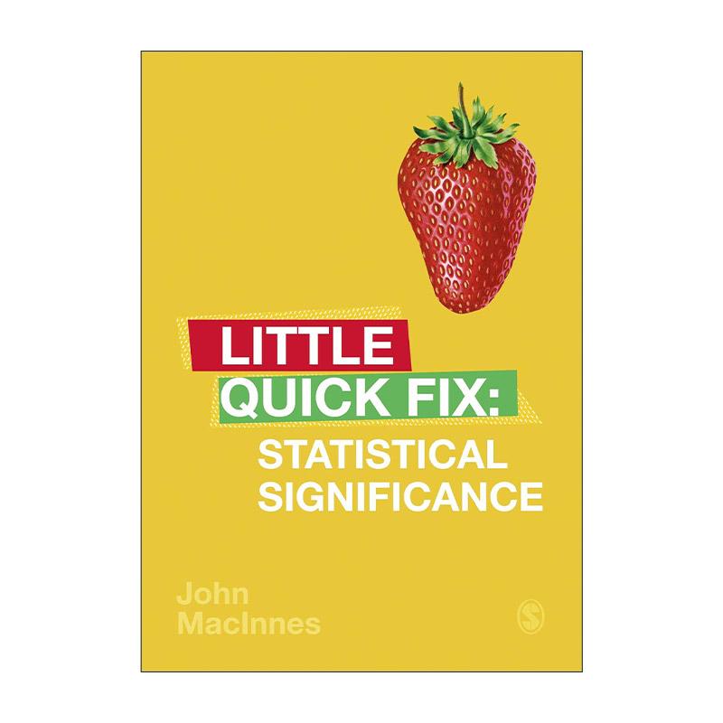 英文原版 Statistical Significance 如何理解统计显著性 定量研究统计学小手册 英文版 进口英语原版书籍