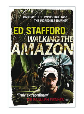 英文原版 Walking the Amazon 徒步亚马逊河 荒野求生 埃德·斯塔福德 同名冒险真人秀 英文版 进口英语原版书籍