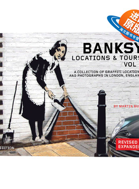 英文原版 Banksy Locations & Tours Volume 1 班克斯地点和旅游卷1 英文版 进口英语原版书籍
