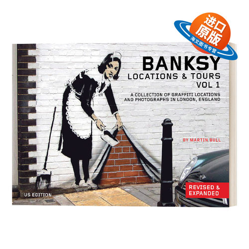 英文原版 Banksy Locations & Tours Volume 1 班克斯地点和旅游卷1 英文版 进口英语原版书籍