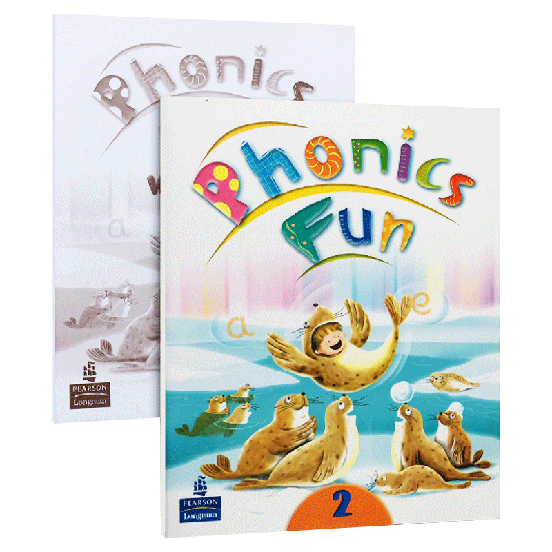 香港朗文少儿英语自然拼读2级别 学生用书含练习册 英文原版 Longman Phonics Fun 2 英文版进口原版英语书籍儿童外文书