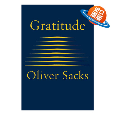 英文原版 Gratitude 感恩 散文随笔 奥利弗·萨克斯 Sacks Oliver 精装 英文版 进口英语原版书籍