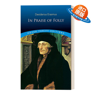Dover 愚人颂 英文原版 Thrift 进口英语原版 英文版 Praise 书籍 Folly Editions 伊拉斯谟