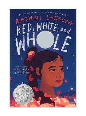 英文原版 Red  White  and Whole 红色 白色和全部 2022年纽伯瑞银奖 英文版 进口英语原版书籍