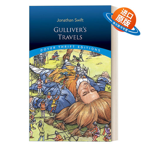 英文原版 Gulliver's Travels 格列佛游记 Dover Thrift Editions 英文版 进口英语原版书籍
