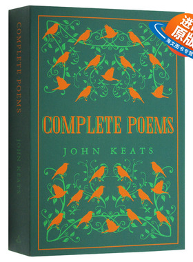 约翰济慈诗歌全集 英文原版 John Keats Complete Poems 英文版原版书籍 进口英语书 经典文学 诗歌集 Alma Classics