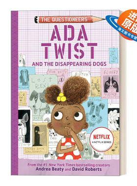 英文原版 Ada Twist and the Disappearing Dogs 梦想行动派系列05 艾达与消失的狗狗 STEAM教育 精装 英文版 进口英语原版书籍