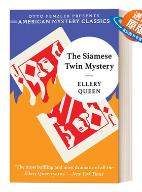 英文原版 The Siamese Twin Mystery 暹罗连体人之谜 美国经典推理小说 埃勒里奎因侦探系列 英文版 进口英语原版书籍