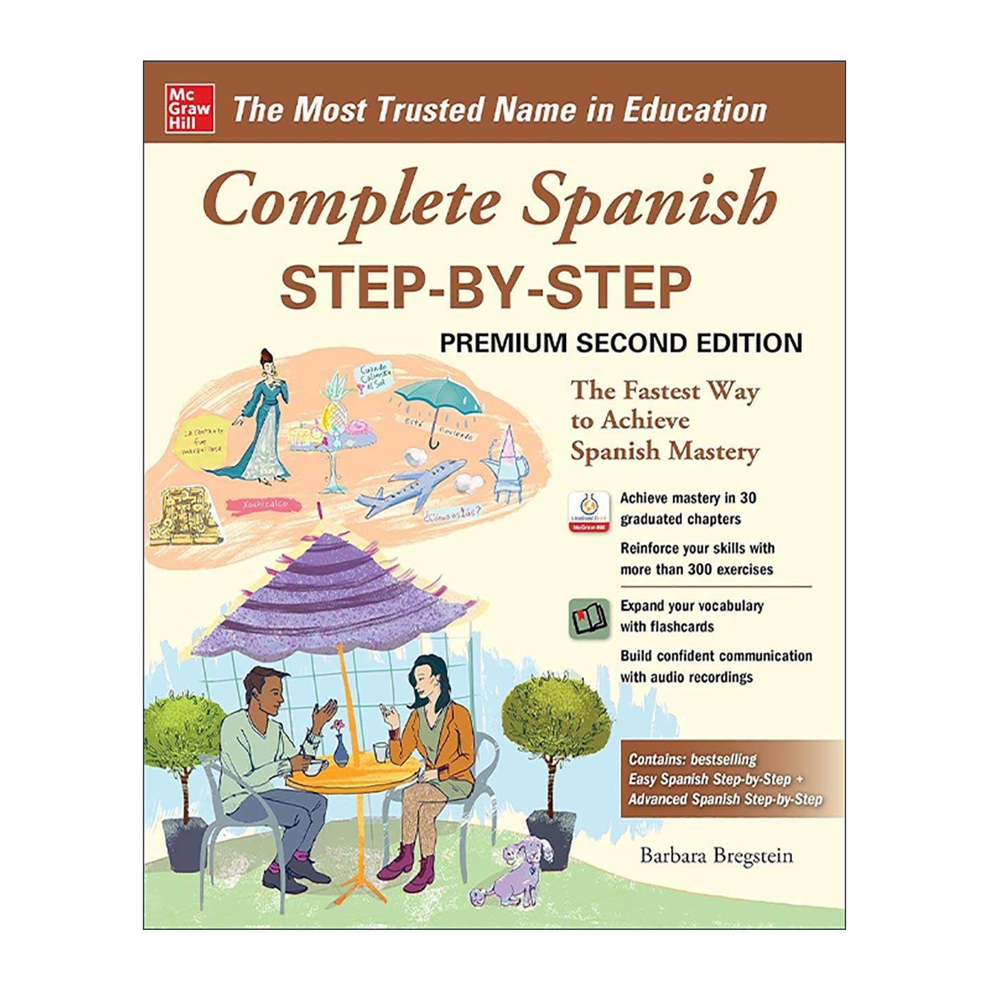 原版 Complete Spanish Step-By-Step 西班牙语全集 第2版 进口原版书籍