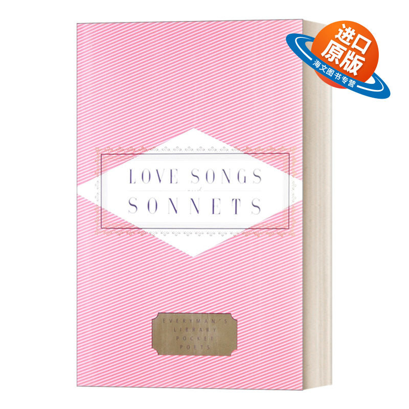 英文原版 Love Songs And Sonnets 爱情诗歌/十四行诗集 Everyman精装收藏版 口袋诗歌系列 英文版 进口英语原版书籍