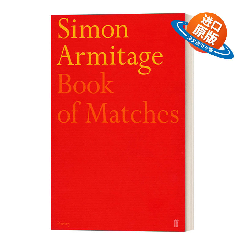 英文原版 Book of Matches 火柴之书 西蒙·阿米蒂奇诗集 英国桂冠诗人 英文版 进口英语原版书籍