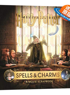 哈利波特 咒语与魅力 英文原版 精装 Harry Potter Spells and Charms A Movie Scrapbook 电影周边 英文版 精装 进口原版英语书籍